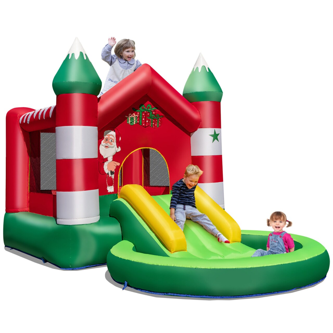 Trampoline top bounce house